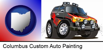 a custom automobile paint job in Columbus, OH