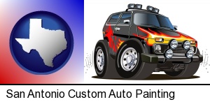 San Antonio, Texas - a custom automobile paint job